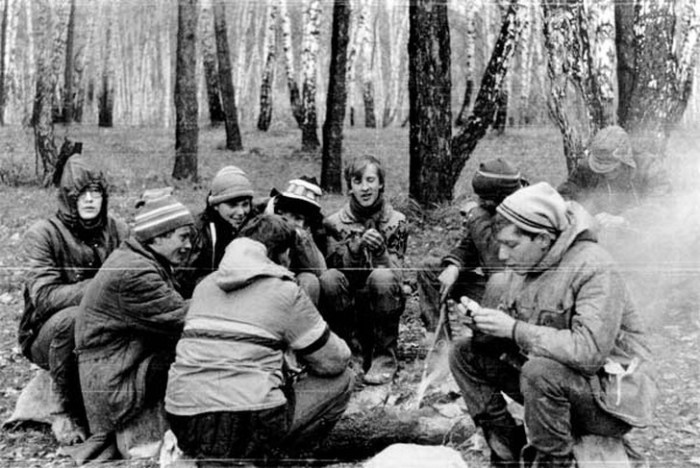 Soviet youth of the 1970s in amateur photographs of that time - Old photo, , the USSR, Longpost, Black and white, Youth