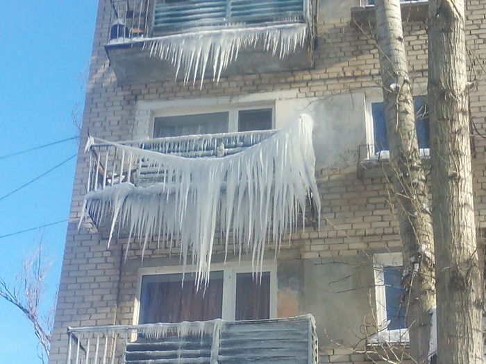 Spring came!))) - My, Icicles, Spring