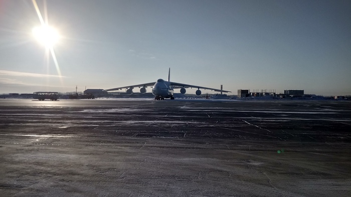 An-124 Ruslan - My, Airplane, The airport, An-124 Ruslan