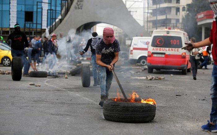 Palestine curling team training - Palestine, Disorder, The photo, Palestinians