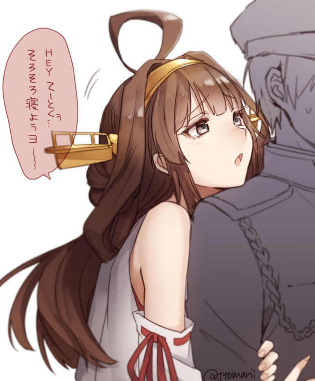 Hey, Admiral! - Kantai Collection, Kongou, Аниме, Anime Art, Длиннопост, Admiral kantai Collection