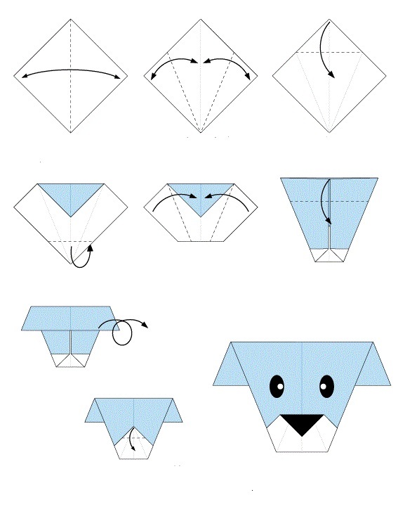 Каталог схем оригами и поделок из бумаги для детей и взрослых