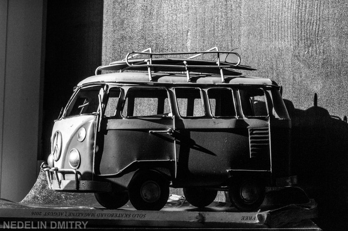 RetroVan - My, The photo, Beginning photographer, Photographer, Van, Hippie, Black and white photo