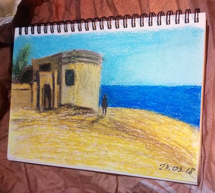 Drawing - Drawing, My, Oil pastel