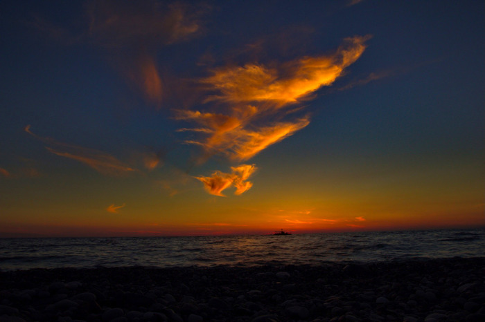 Sunsets - Sunset, Black Sea, Longpost