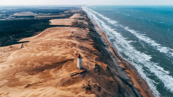 Danish Gold Coast. - The photo, Coast, Beach, Sand, Water