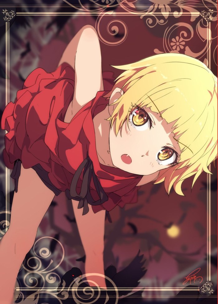 Kissshot First Form - Anime, Anime art, Monogatari series, Kiss-Shot Acerola-orion Heart-under-blade, Ogipote