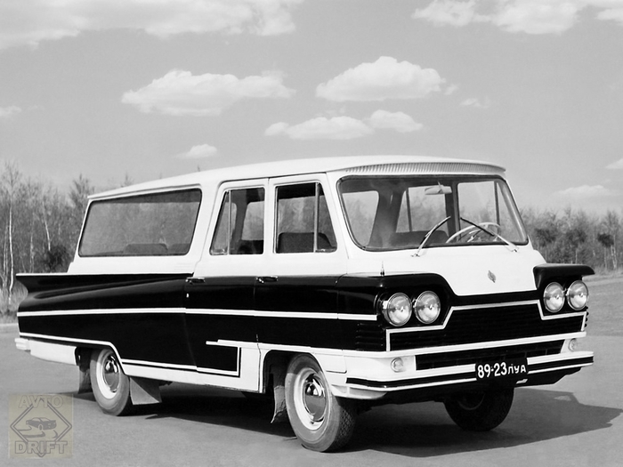 A bit of history: The first Soviet minibus Start with a fiberglass body - Bus, Start, Fiberglass, Longpost