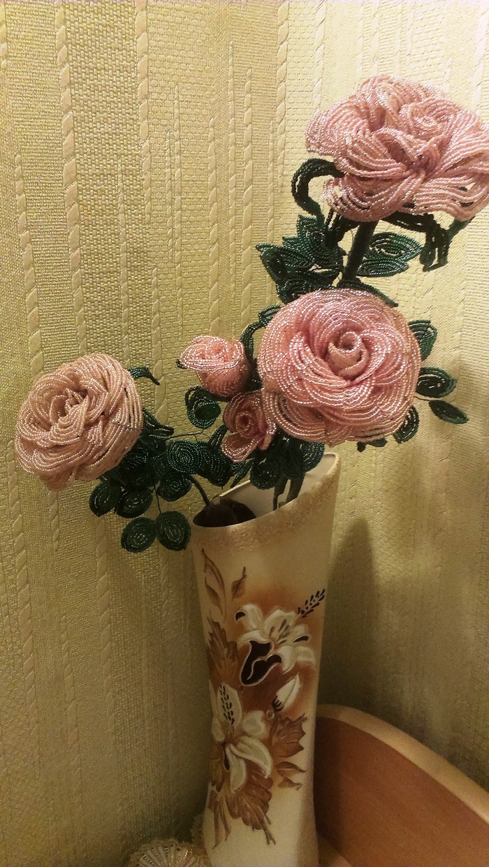 Бисерная ботаника Бисер, Деревья и цветы из бисера, Длиннопост, Рукоделие без процесса