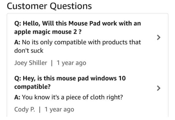 “So I’m looking at mousepad reviews.” - Review, Mat, Screenshot, Translation