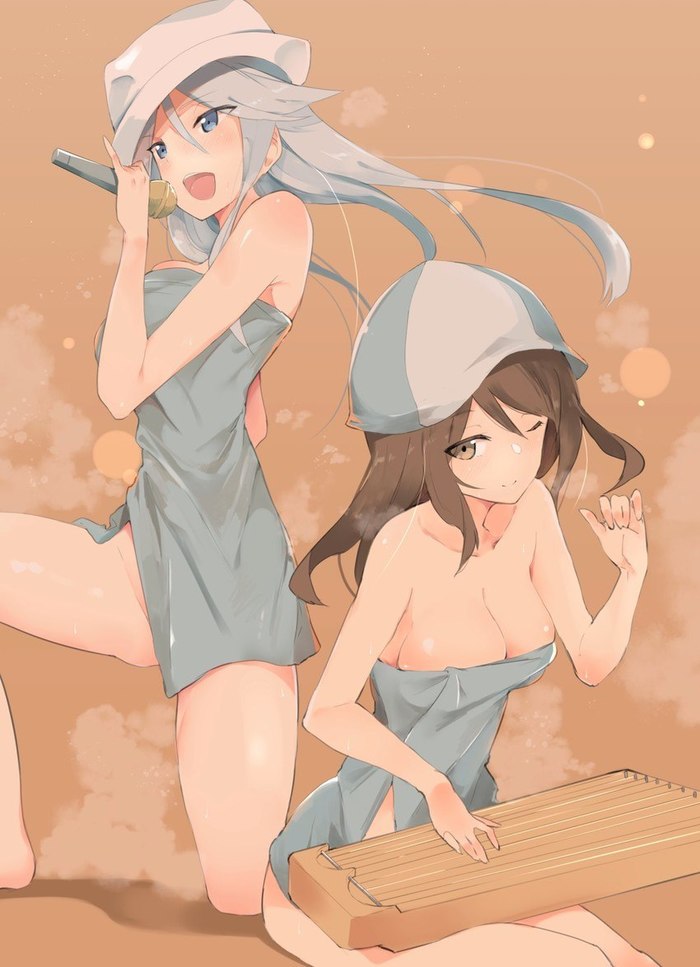 Incredible duet. - Anime, Girls und panzer, Mika, Flint, Anime art