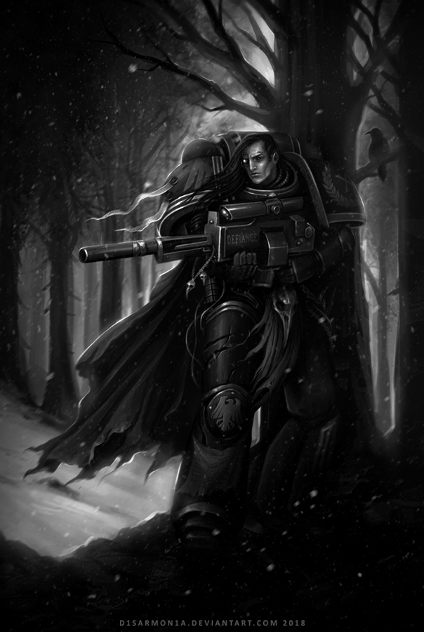 Raven - Warhammer 40k, Wh Art, D1sarmon1a, 