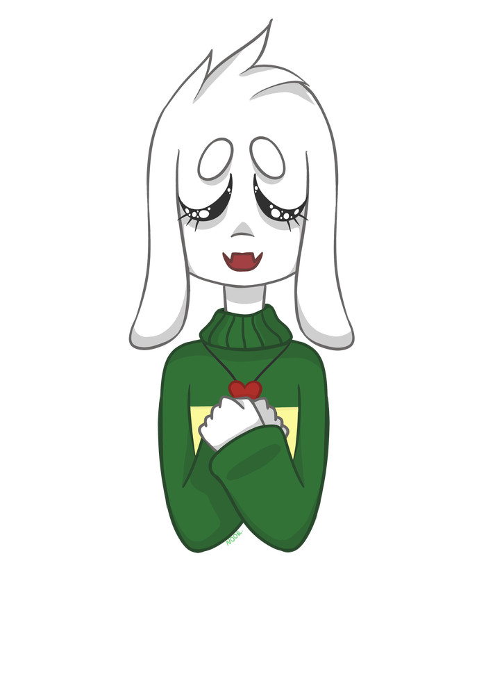 Your Best Friend - My, Asriel, Undertale, , Art, SAI