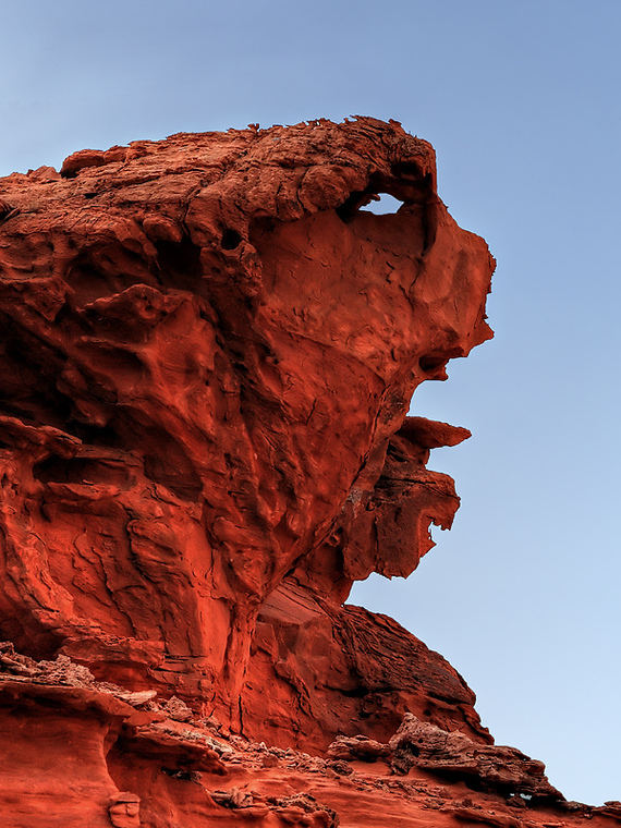 rock face - The rocks, A rock, Reddit, Face, , The photo, Pareidolia