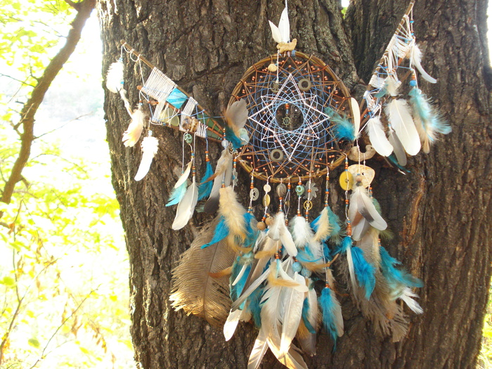Dreamcatcher Captains of the Two Elements - My, Needlework without process, Dreamcatcher, The photo, , Longpost