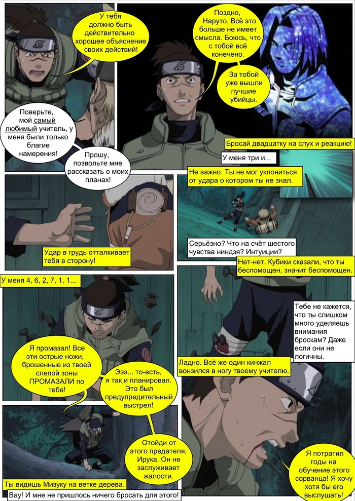 Plot Ninja: Blank Shooting - My, Anime, Comics, , Longpost, Naruto, Dungeons & dragons