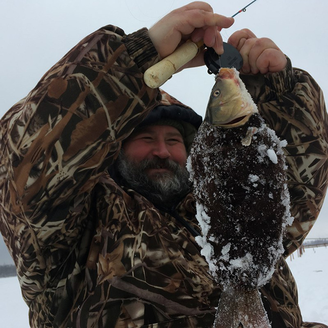 Tambov fisherman caught a hairy crucian - Russia, Fishing, Carp, Anomaly, Wool, Tambov, Tvzvezdaru, Longpost