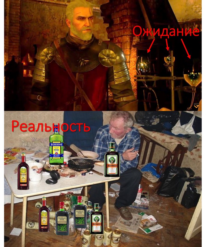 Herbal Trial - My, The Witcher 3: Wild Hunt, , Humor, Russia, Reality, Memes, Injury