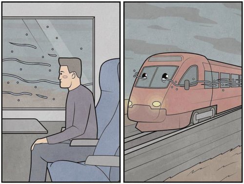 New sarcastic comics and illustrations - Comics, A life, Longpost, Gudim