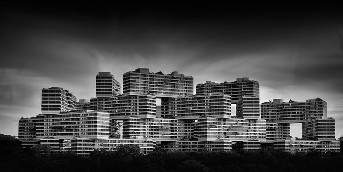 Unusual apartment complex in Singapore - Architecture, Beautiful view, Unusual, Singapore, Video
