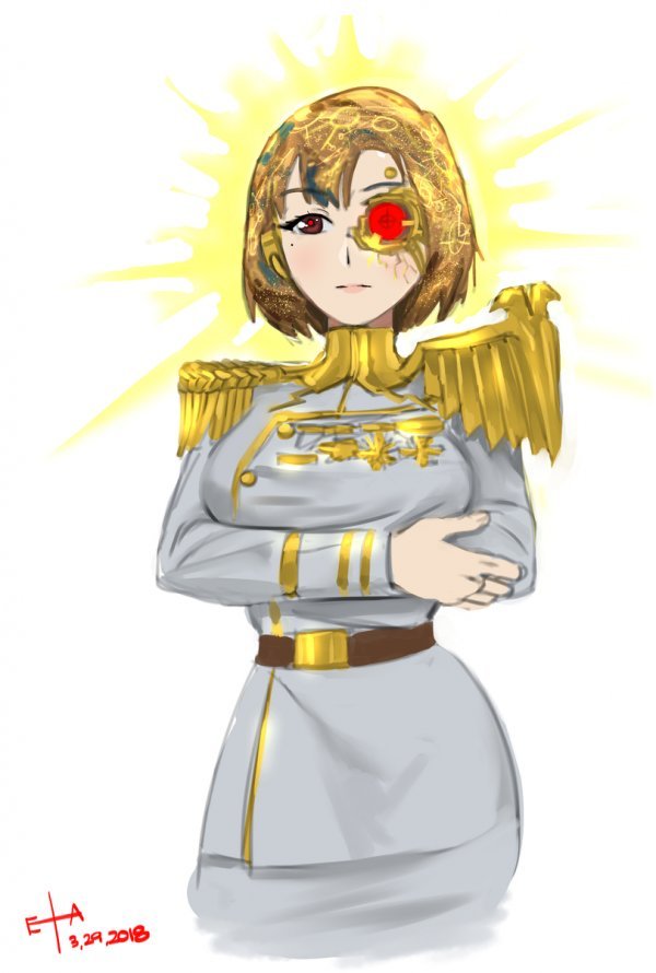 Holy Terra-chan - Warhammer 40k, Wh Art, Хуманизация, Арт, Anime Art, Аниме