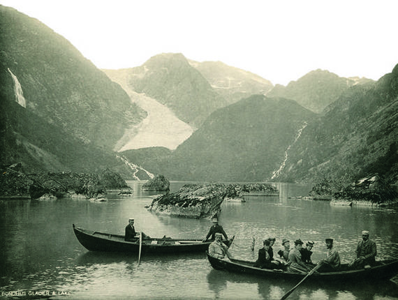 Archive photo: Bondhusbreen glacier. - Longpost, , Glacier, Norway, Lake, Interesting, The photo