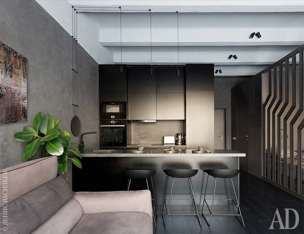 The blackest apartment - Interior Design, Repair, Longpost