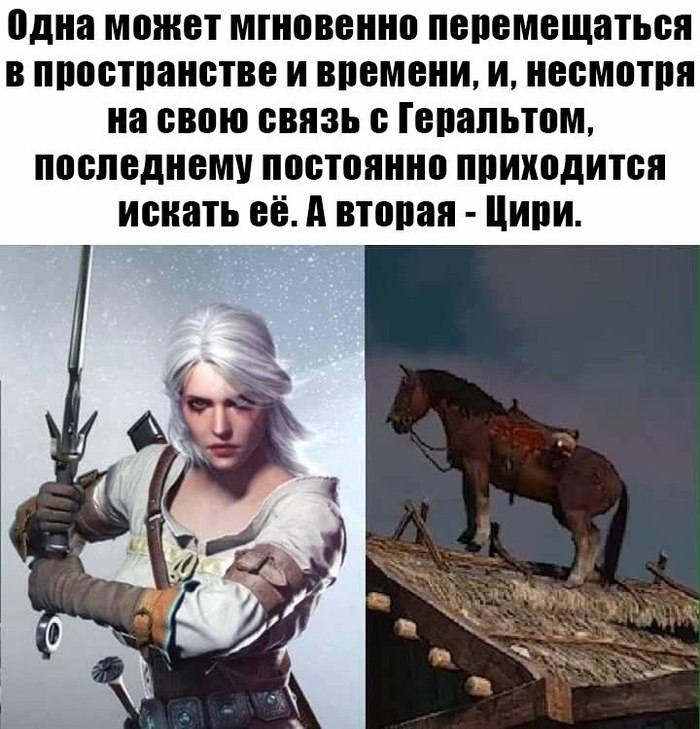 The Witcher is beautiful - Witcher, The Witcher 3: Wild Hunt, Roach, Respawn, Picture with text