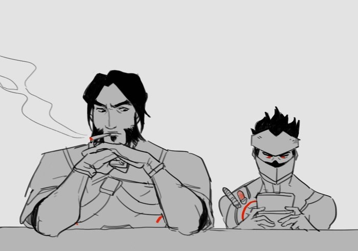      . Overwatch, Genji, McCree, Reaper, 