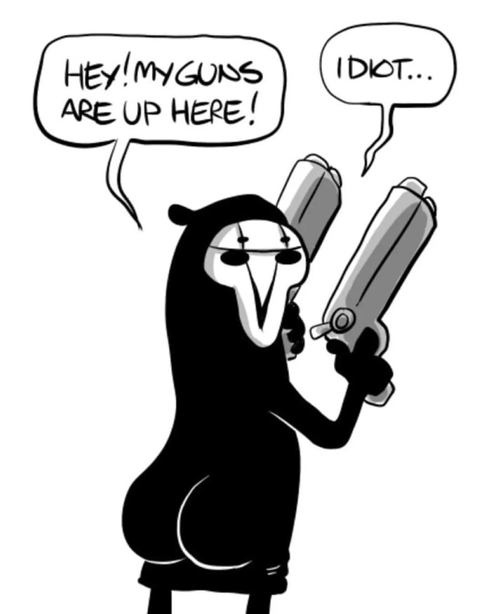 Hey! - Reaper, Overwatch, Blizzard, Reapfield