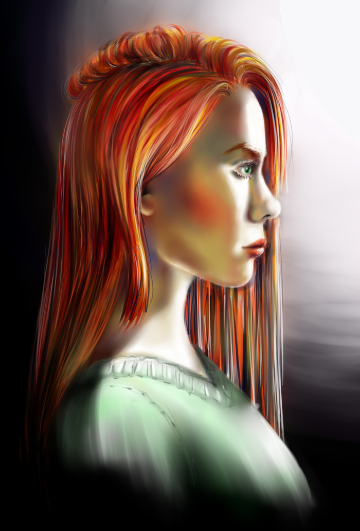 book cover - Characters (edit), My, Drawing, Redheads, Girls