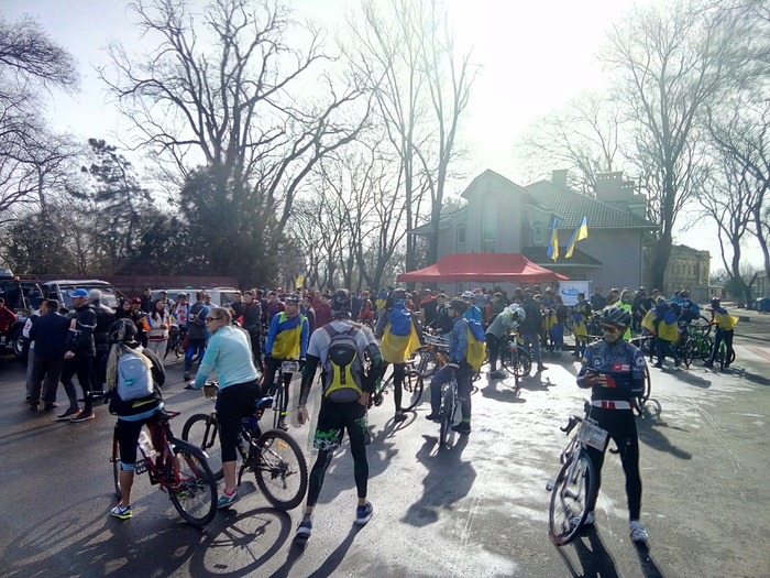 Bicycle race-bicycle rally Odessa sotka 2018 - My, Cycling, , , , Longpost, Bicycle racing