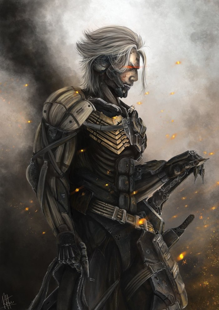 Raiden - Metal gear, Metal gear rising, Raiden, Art, Games, Raiden