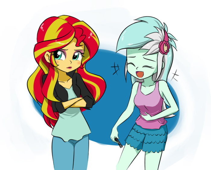 Lyra (Lira?) again for her - My little pony, Equestria girls, Sunset shimmer, Lyra heartstrings, Twilite-Sparkleplz