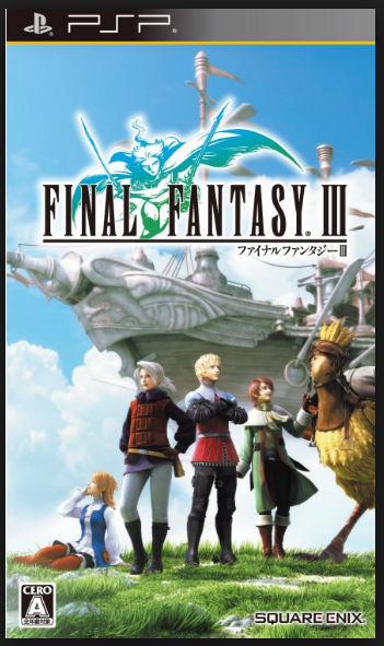 [RetroLook PSP #7]: Final Fantasy III - My, Final Fantasy, , , Indiefree, Retro, Sony PSP, , GIF, Longpost, Final Fantasy III