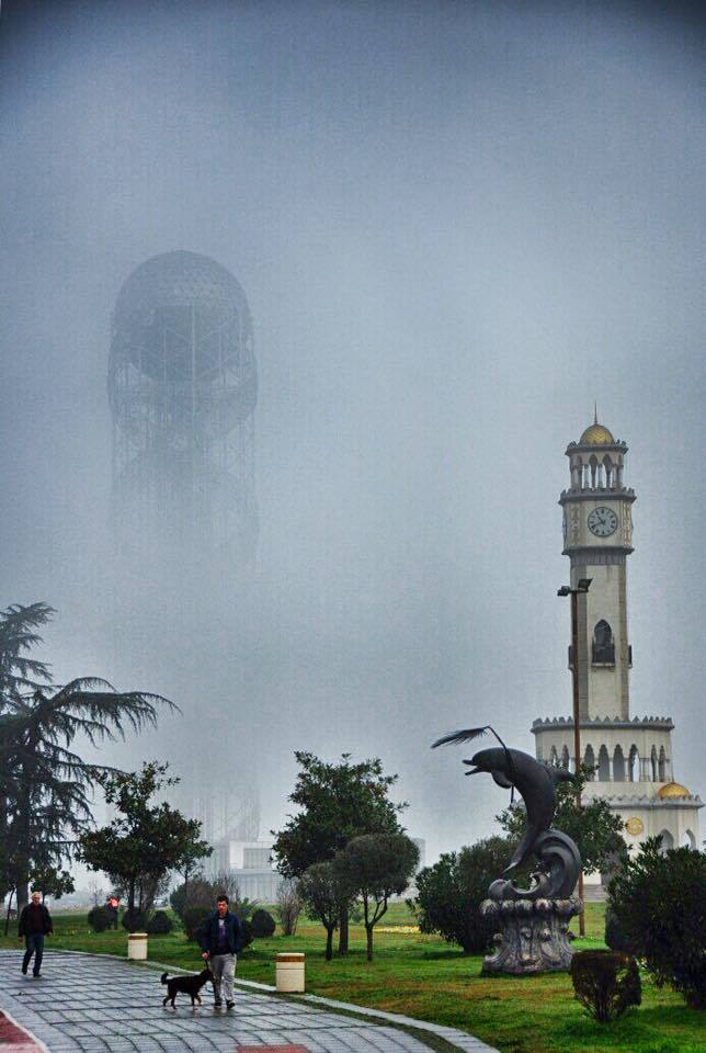 Fog - Georgia, Batumi, Fog, The photo, Longpost