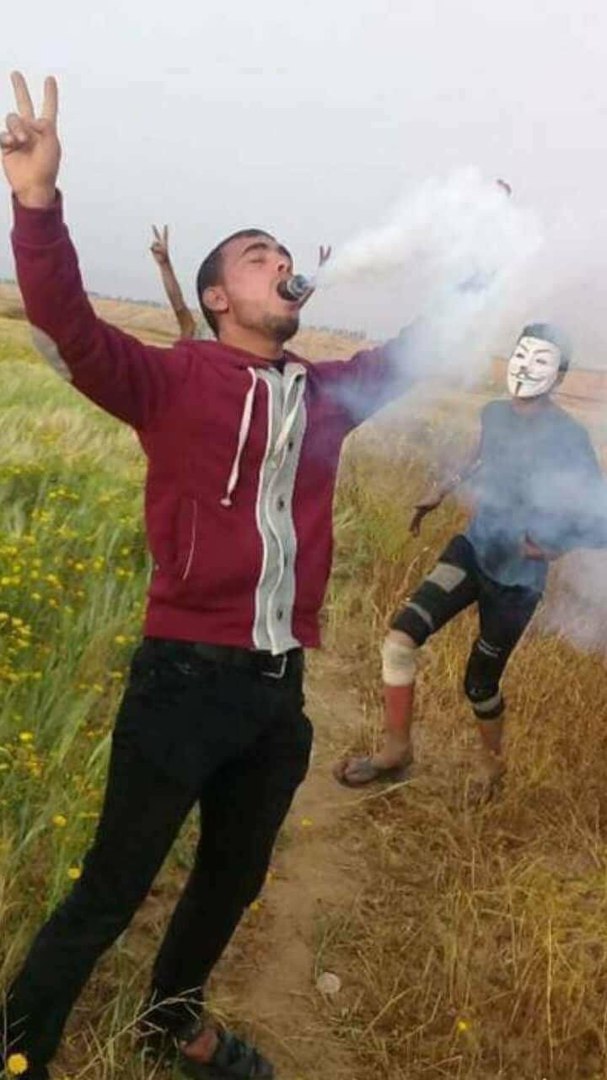 Gaza Strip, 2018. - Gaza Strip, Palestinians, Protest actions, Grenades, 2018, , Hand grenade