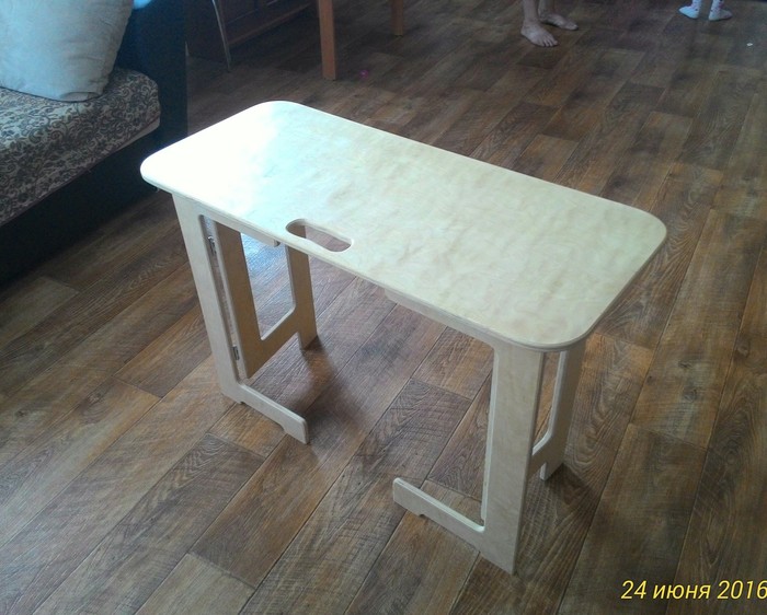 My hobby 4 Folding table. - My, My, Table, , With your own hands, Longpost