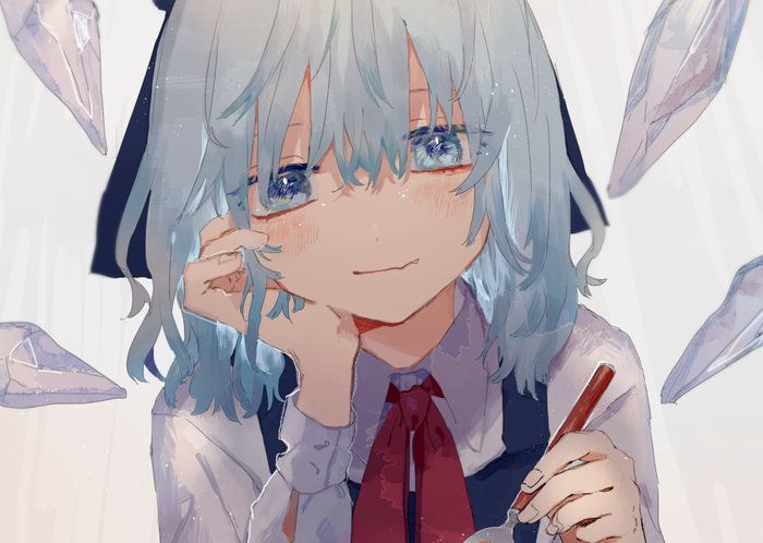 Cirno Touhou, Anime Art, ,  , Cirno, Isshin