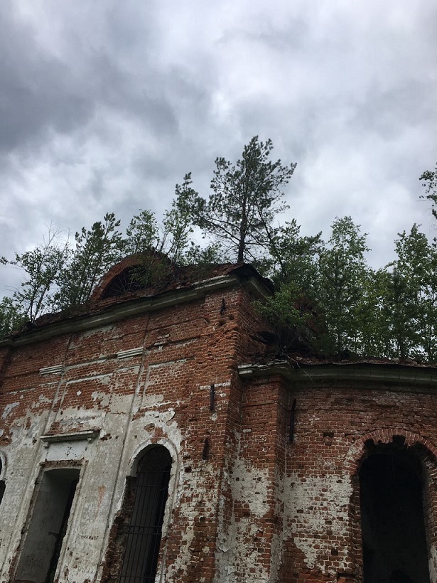 Abandoned church in the Meshchersky forests - My, Abandoned, Church, Abandoned place, Meshchera, Ruin, Longpost