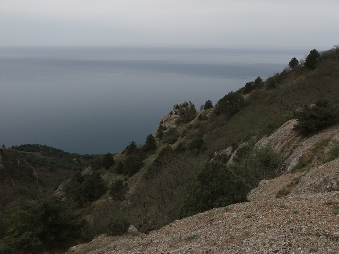 Balaklava bay favorite Crimea - My, , Sea, , The mountains, Barrel, barrel of death, Longpost