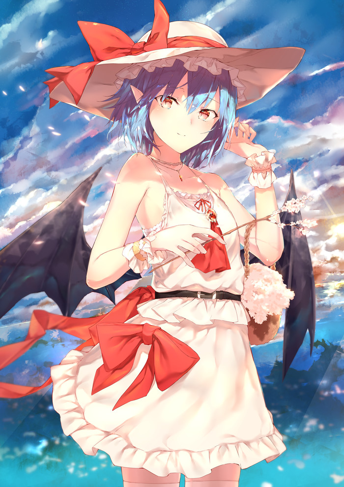 Remilia - Anime, Anime art, Touhou, Remilia scarlet, Sakusyo