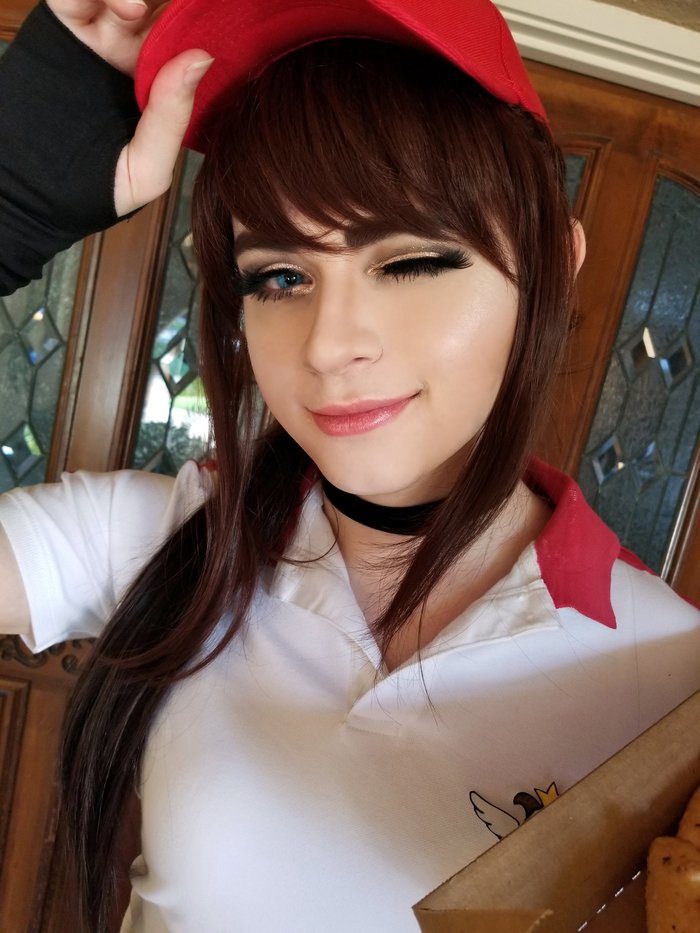 Zach Scuderi (e-sportsman playing LOL) in Pizza Delivery Sivir cosplay - , League of legends, Sivir, Pizza Delivery Sivir, Cosplay, Its a trap!, Longpost