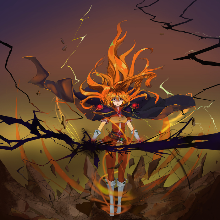 Ragna Blade! - Anime art, Slayers, Lina Inverse