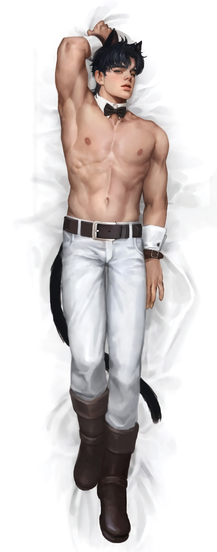 Jonathan Joestar - Art, Fan art, Jojos bizarre adventure, Muscle, Pumped up, Dakimakura, Longpost