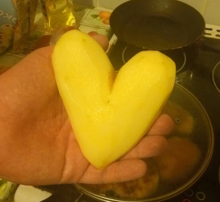 Cooking with Love! - My, Potatoes of Love, All good, Kitchen, Preparation