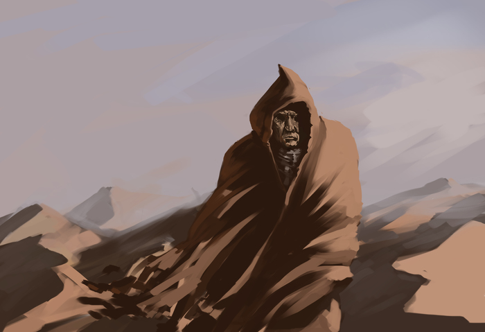 Preacher from Children of Dune - My, Art, Drawing, Illustrations, Dune