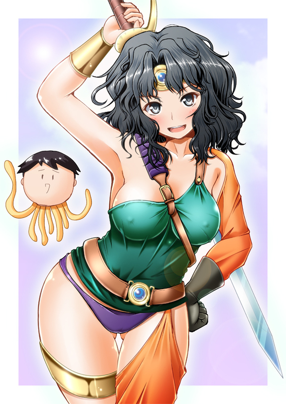 Tanamachi Kaoru - NSFW, , Amagami, Anime art, Longpost