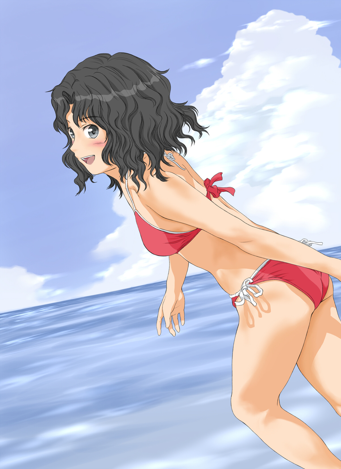 Tanamachi Kaoru - NSFW, , Amagami, Anime art, Longpost