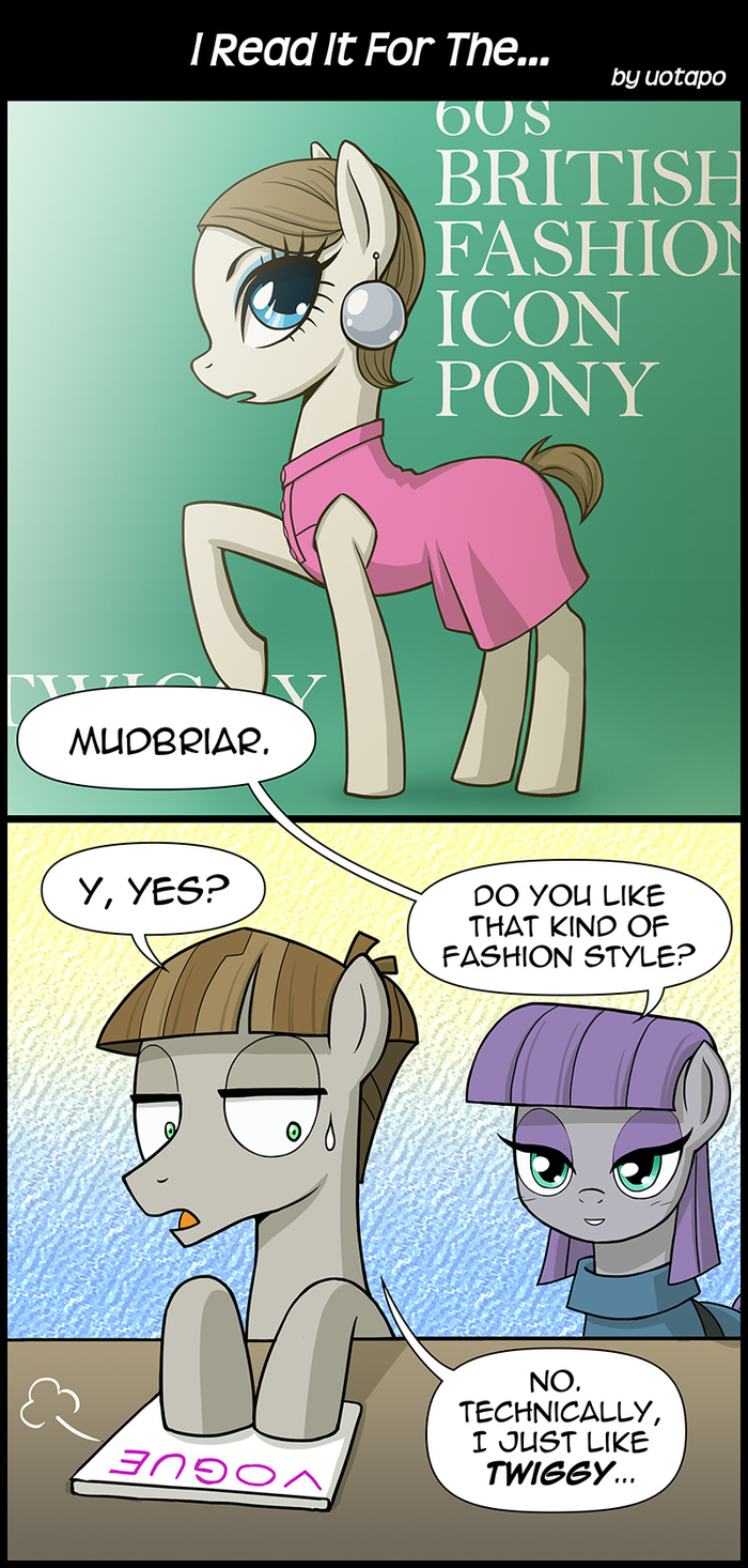 I Read It For The... My Little Pony, Maud Pie, Mud briar, 